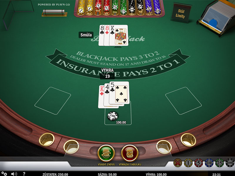 Stolní hra Blackjack