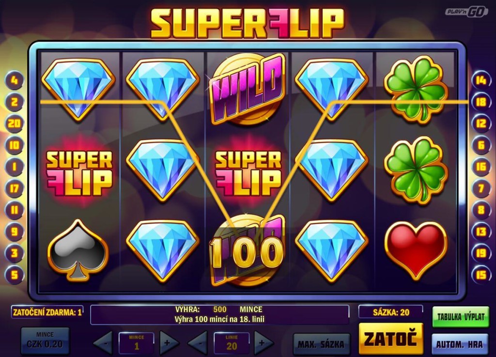 Bohemia casino automat SuperFlip