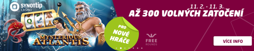 Synot Tip 300 volných zatočení