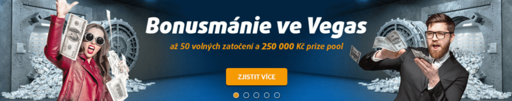 Tipsport Vegas bonusmánie