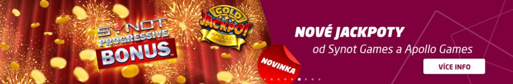 SynotTip casino - nové Apollo a Synot jackpoty